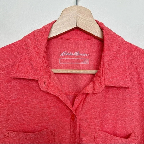 Eddie Bauer Womens Size Small Button Collar Wicking Pocket Long Sleeve  Top - Picture 10 of 14